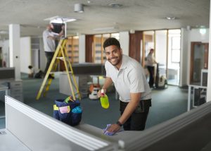 High Touch Surface Sanitation for Office Buildings