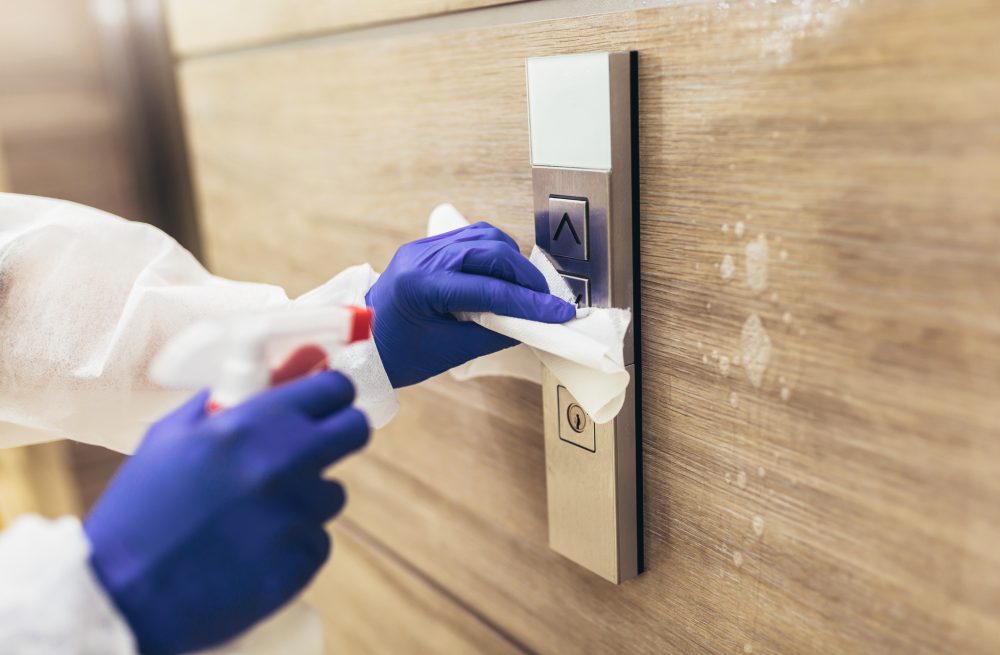 High Touch Surface Sanitation for Office Buildings