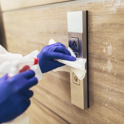 High Touch Surface Sanitation for Office Buildings