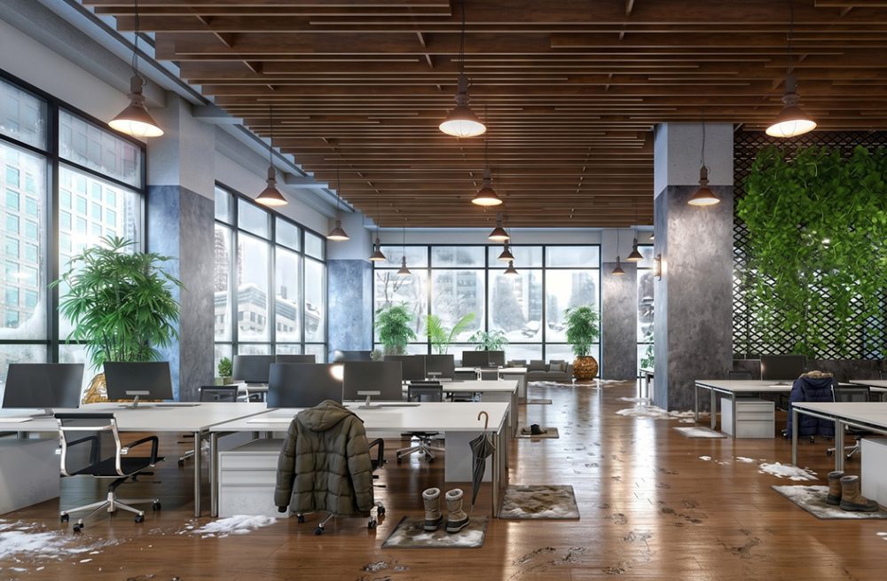 Cleaning Your Office Building During Winter Weather